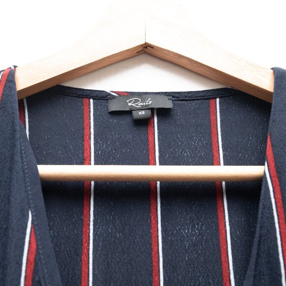 Rails Stripe Wrap Dress "Aimee" - Picture 4 of 8